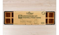 PlantBest - 16 Pot Coconut Coir Pot Greenhouse Kit