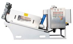 AquaSust - Model AS-NH202 - Sludge Dewatering Screw Press