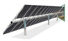 KSENG - Model KST-2P - Double Portrait Horizontal Single Axis Solar Tracking System