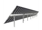 Kseng - Model KST-2PM - Multi drive Double Portrait Horizontal Single Axis Solar Tracking System