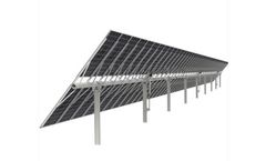 Kseng - Model KST-2PM - Multi drive Double Portrait Horizontal Single Axis Solar Tracking System