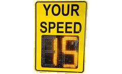 Viatronics - Model 32 Amber  - Speed Monitoring and Display System