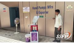 Hand Pump India Mk Ii Water Discharge Ssfp Noida India - Video