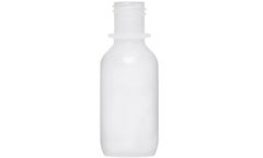 Cary - Model 30WNBR - 1/2 oz. Natural LDPE Plastic Boston Round Bottle