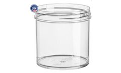 Cary - Model 67WPS7 - 6 oz. Clear PS Plastic Jar