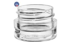 Cary - Model 67WT00 - 1/8 oz. Clear PS Plastic Jar