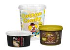 Cary - Model S-TE-TUBS-IML - Tamper Evident Plastic Food Container with In-Mold Label