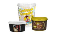 Cary - Model S-TE-TUBS-IML - Tamper Evident Plastic Food Container with In-Mold Label