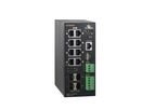 EtherWAN - Model EX78900G Series - Hardened Managed 8-Port Gigabit PoE++ and 4-Port 100/1G/2.5G SFP Ethernet Switch