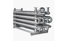 MLW - Model Monotube Serie - Sanitary MIXFLO Heat Exchanger for Viscous Products