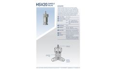 HSV20 Sample Valve Data Sheet