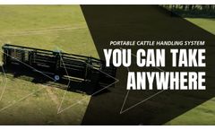 Portable Cattle Chute | Q-Catch 87 Series Portable Cattle Handling System | Walkthrough - Video