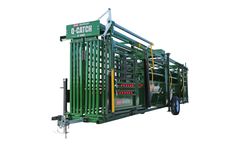 Arrowquip - Model Q-Catch 87 Series -  Portable Cattle Chute, Alley and Tub