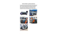 4ft Normal Model Log Debarking Machine - Data Sheet