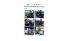 4ft Heavy Duty Log Debarking Machine - Data Sheet