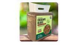 Coir Media - Coco Coir - Husk Chips Blocks