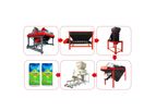 small-scale - Model organic fertilizer - line