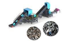 scrap metal - Model scrap iron - Shredder production line