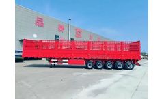 JNHTC - 5 Axles 16 Meters Cargo Trailer with Tarpaulin