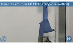 Testing of nonwovens and textiles - Video