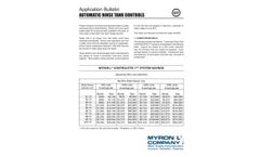 Automatic Rinse Tank Controls Application Bulletin - Brochure