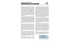 Environmental Applications Bulletin - Brochure