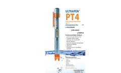 Myron L - Model Ultrapen PT4 - Free Chlorine Equivalent (FCE ) & Temperature Pen - Operation Manual