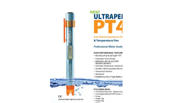 Myron L - Model Ultrapen PT4 - Free Chlorine Equivalent Pen (FCE™) & Temperature Pen - DataSheet