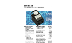 Myron L - Model PoolMeter 512T5D - TDS Meter for Pool & Spa Industry - Datasheet