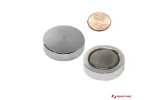 BuyMagnets - Neodymium Pot Magnets - Tapped and Untapped
