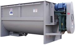 Hayes & Stolz - Single Shaft Horizontal Batch Mixer for Efficient Homogenous Mixing