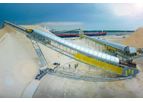 SKE - Model KYD - Fixed Radial Telescopic Stacking Conveyor for Bulk Material Handling