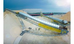 SKE - Model KYD - Fixed Radial Telescopic Stacking Conveyor for Bulk Material Handling