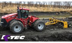 Leveling River Banks with K-Tec 1613 Flex Land Leveler - Video