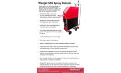 Wanjet - Model WANJET S55 - Spray Robots - Brochure