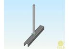 FECH - Stainless Steel T-Anchor/T-Bolt for Slatted Floors