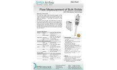 DYNA M-flow Datasheet – Bulk Solids Flow Meter