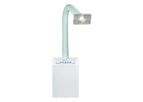 HealthyAir - Model HA-SCE-G2-WS-R - Nail Salon Source Capture - Single Station Fan-Filter Exhauster