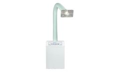 HealthyAir - Model HA-SCE-G2-WS-R - Nail Salon Source Capture - Single Station Fan-Filter Exhauster