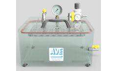 AVE - Model ACB16-PT - Acrylic Vacuum Chamber for Package Testing