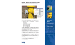 Telog - Model HPR-31 - Hydrant Pressure Recorders Brochure