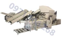 ROTEC - Automatic Hydraulic Baler Machine for Recycling and Industrial Application