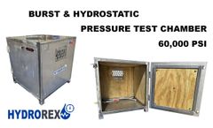 Pressure Burst Test Chamber - Hydrostatic Pressure Testing Chamber - Video