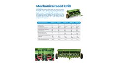 Rime Agri - Model RMHBM - Mechanical Seed Drill - Brochure