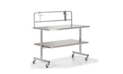 Genist - Model GTCP-001 - Control and Packing Table with Two Shelves for CSSD Applications