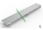 Solaracks - Aluminum Checker Plate Walkway for Industrial Use