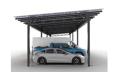 BSE - Post-Truss Canopy for Parking Lot Solar Deployment