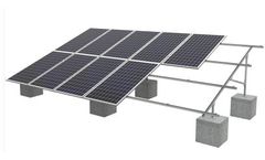 Tripsolar - Model TP-GS-C - Channel Steel Ground Solar Panel Mounting Brackets for Large Scale Projects
