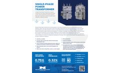 Single Phase Transformers NPT Linecard