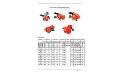 Eburn - Model M Series - Sliding/Modulating Gas Burner - Brochure